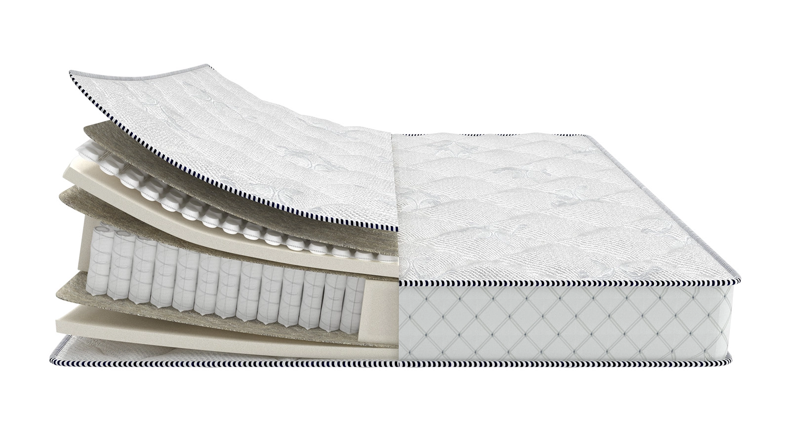 Mattress Sleep Professor Nanopocket Askona picture - 4 - большое изображение